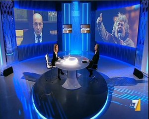 Marco Travaglio e alessandro Sallusti sull'effetto Grillo - 1° parte.