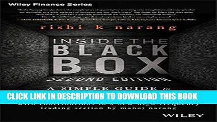 [PDF] Inside the Black Box: A Simple Guide to Quantitative and High Frequency Trading Full Online