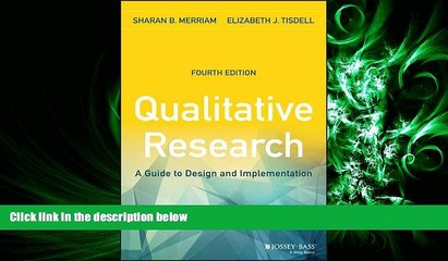 behold  Qualitative Research: A Guide to Design and Implementation (JOSSEY-BASS HIGHER   ADULT