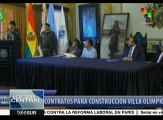Bolivia se compromete a concluir obras para XI Juegos Suramericanos