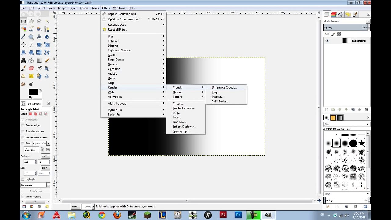 [How To] Make a lightning in GIMP 2