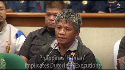 Phlippines 'Hitman' Implicates Duterte in Executions