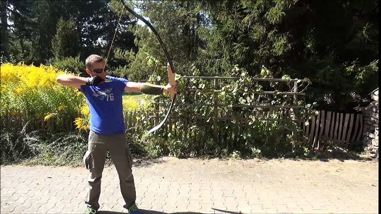 Testshooting Recurvebogen aus Skier