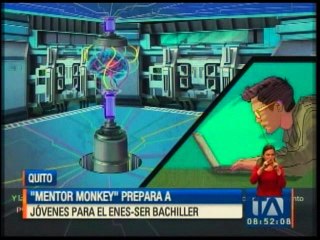"Mentor Monkey" prepara a jóvenes para el ENES-SER BACHILLER