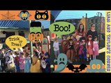 HALLOWEEN COSTUME PARADE at their Preschool | Happy Halloween | Liam and Taylor's Corner