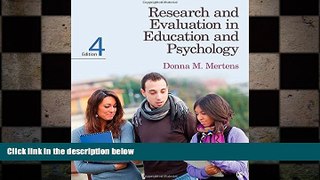 behold  Research and Evaluation in Education and Psychology: Integrating Diversity With