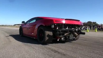 2000 HP Lamborghini Loses Control...