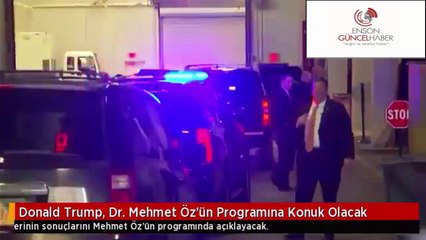 Mehmet Öz, Donald Trump'ı konuk etti