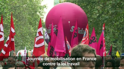 Journée de mobilisation en France contre la loi travail