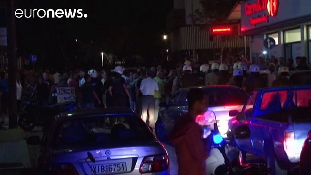 Жители греческого острова протестуют против миграционной политики