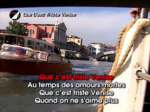 Que C'Est Triste Venise Karaoké – Charles Aznavour*