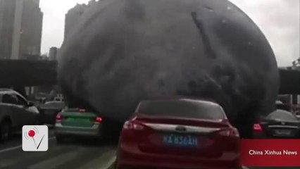 A Massive Moon Balloon Terrorizes Chinese City