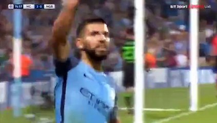 Sergio Agüero Hattrick Goal HD Manchester City 3-0 14.09.2016 HD
