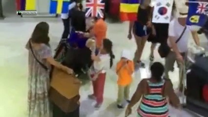 Haiman El Troudi fue captado viajando a París con toda su familia