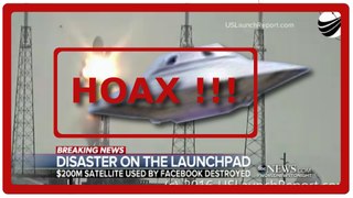 HOAX !!! SpaceX Dalcon 9 Explosion OVNI FR