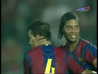 Beijing Guoan 0 - 3 FC Barcelona 3eme but de Ronaldinho