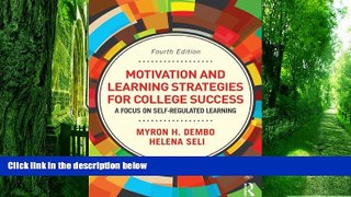 Big Deals  Motivation and Learning Strategies for College Success: A Focus on Self-Regulated