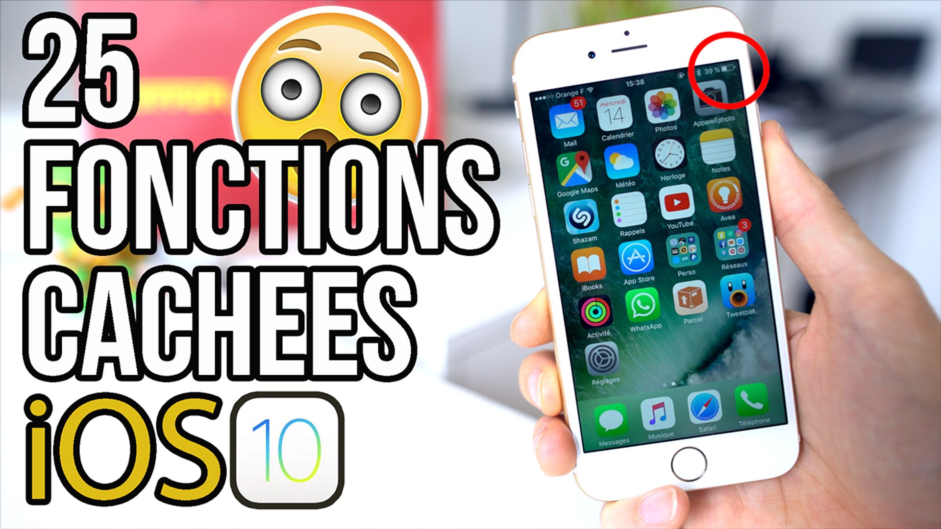 25 fonctions cachés et astuces sur iOS 10 ! - Vidéo Dailymotion