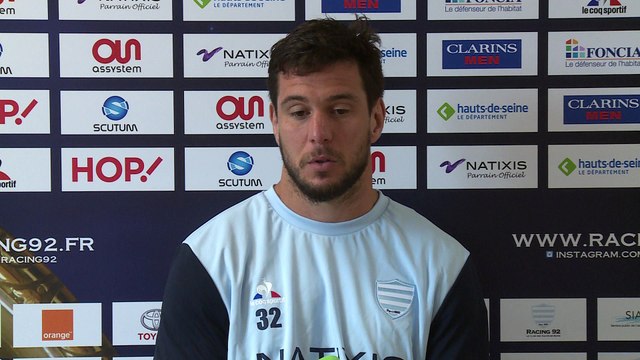 Top 14 Racing92 - RC Toulonnais: conférence d'avant match de Manuel Carizza
