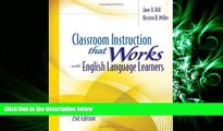 there is  Classroom Instruction that Works with English Language Learners