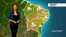 Previsão Nordeste – Litoral do nordeste com pouca chuva