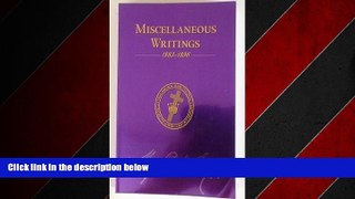 Big Deals  Miscellaneous Writings 1883-1896  Best Seller Books Most Wanted