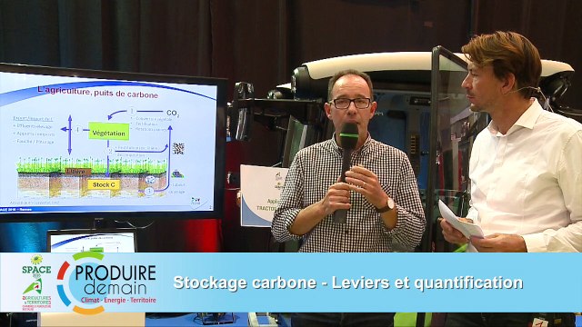 Stockage carbone : leviers et quantification - Plateforme R&D SPACE 2016