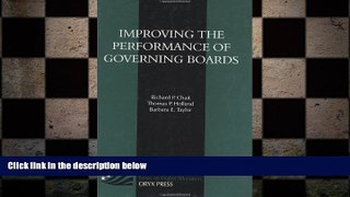 Big Deals  Improving the Performance of Governing Boards (ACE/Praeger Series on Higher Education)