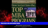 Big Deals  How to Get Into the Top MBA Programs  Best Seller Books Most Wanted