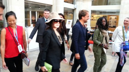 Isabelle Adjani au festival de la fiction TV de La Rochelle