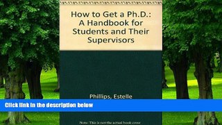 Big Deals  HOW TO GET PHD - SEE 2ED  Best Seller Books Best Seller