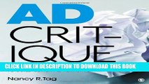 [PDF] Ad Critique: How to Deconstruct Ads in Order to Build Better Advertising Popular Online