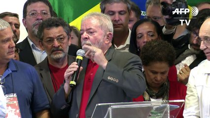 Lula diz que seus acusadores querem acabar com sua vida política