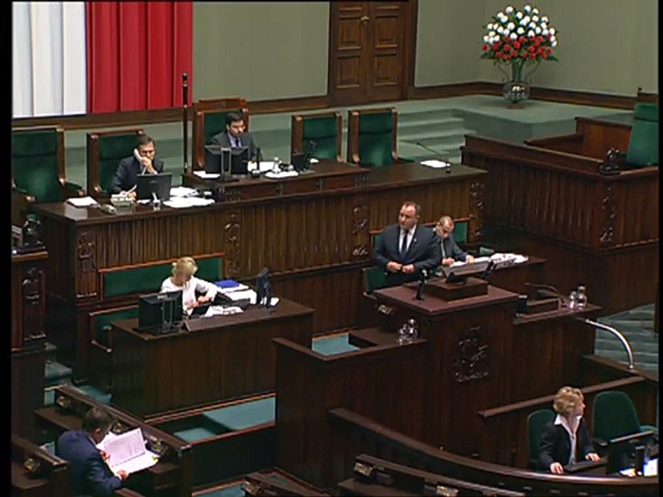 Poseł Paweł Grabowski - Wystąpienie z dnia 13 wrze�nia 2016 roku.