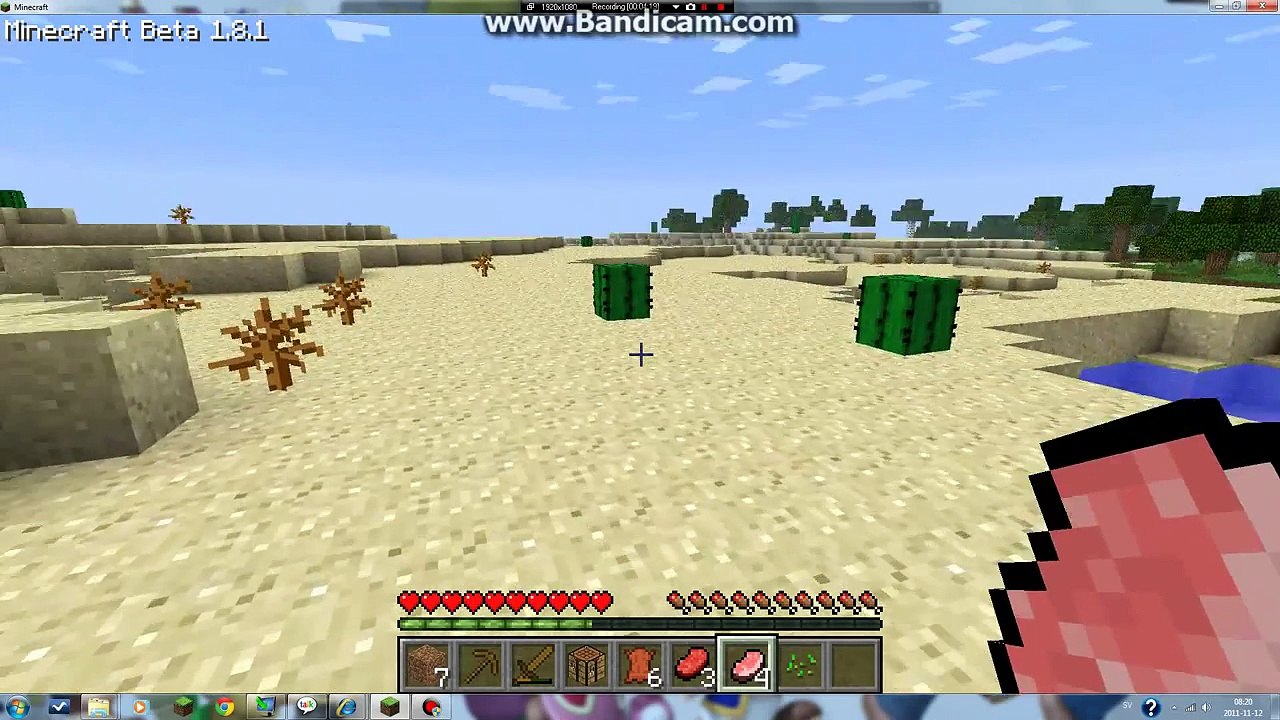 Nu ska vi spela Minecraft del 1 (OBS! Gammal video!)