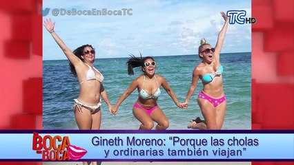 ¿Será que Gineth Moreno superó problemas que tuvo en días pasados con una conocida actriz?