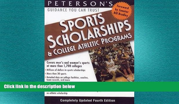 Must Have PDF Sports Schlrshps Coll Athl Prgs 2000 (Peterson s Sports Scholarships and College