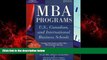 Big Deals  Peterson s MBA Programs: U. S., Canadian, and International Business Schools, 2001