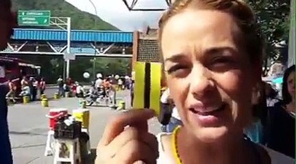 Así fue el recorrido de Lilian Tintori en el Metro de Caracas