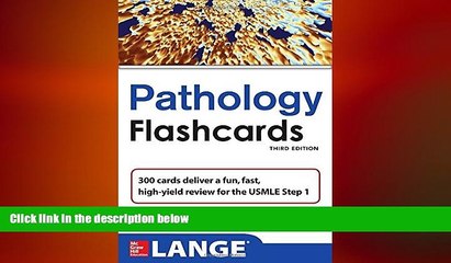 Big Deals  Lange Pathology Flash Cards, Third Edition (LANGE FlashCards)  Free Full Read Most Wanted