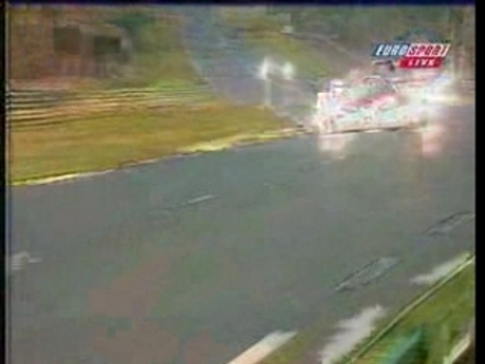 Mercedes Benz Clk-Gtr Flip At The 24 Hours