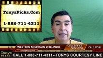 Illinois Fighting Illini vs. Western Michigan Broncos Free Pick Prediction NCAA College Football Odds Preview 9/17/2016