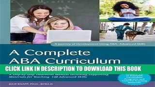 [PDF] A Complete ABA Curriculum for Individuals on the Autism Spectrum with a Developmental Age of