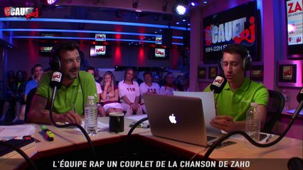 L'équipe rap un couplet de la chanson de Zaho - C'Cauet sur NRJ