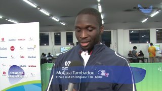 Moussa Tambadou - Finale du saut en longueur T38 - 6ème - Jeux Paralympiques