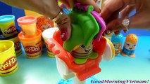 Play-Doh Cắt Tóc Tạo Kiểu Tóc Cắt Tóc Cho Thầy Giáo Play-doh hair Salon Toys Kids