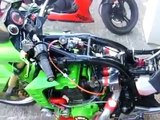 Kawasaki Z1000 TURBO top speed sound crash stunt 2014
