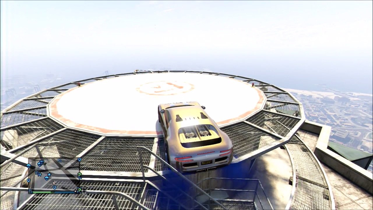 GTA 5 Adder + Maze Bank Building = Epic Stunt