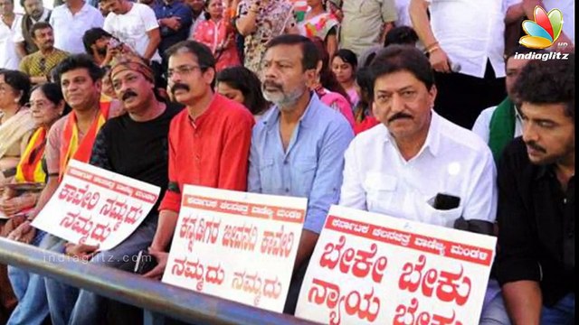 Raghava Lawrence - Ritika Singh come under Kannada extremists attacks __ Cauvery Protest[1]