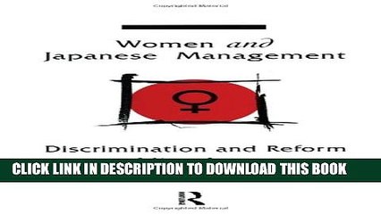 [PDF] Women and Japanese Management: Discrimination and Reform Full Collection